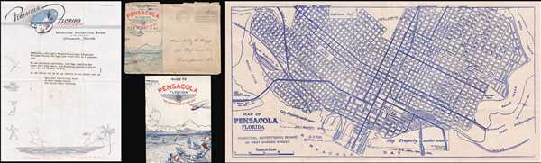 Map of Pensacola Florida. - Main View