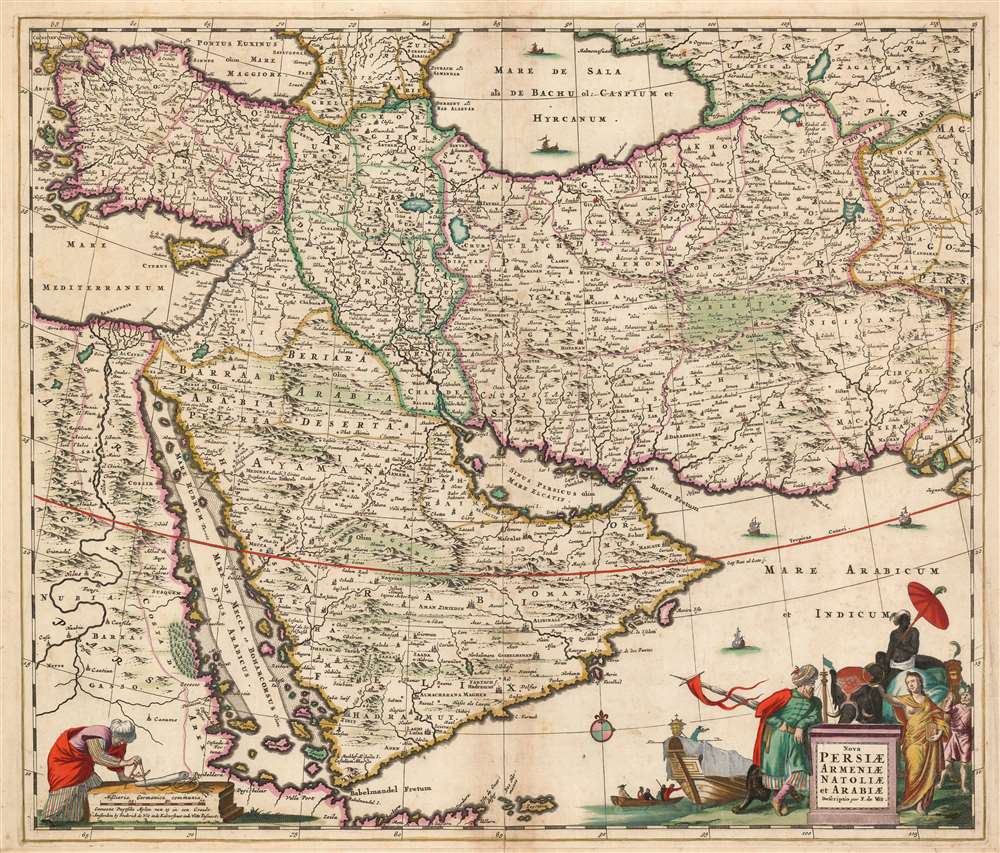 Nova Persiae Armeniae Natoliae et Arabiae Descriptio per F. de Wit. - Main View