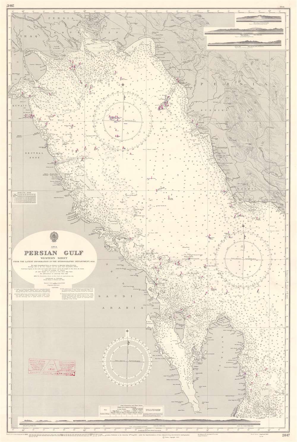 Persian Gulf Western Sheet. - Main View