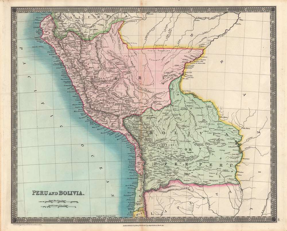 Peru and Bolivia. - Main View