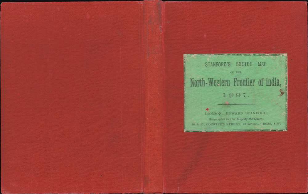 Stanford's Sketch Map of The North-Western Frontier of India. - Alternate View 2