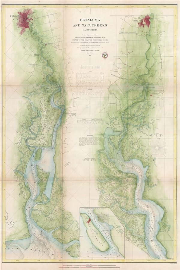 Petaluma and Napa Creeks California. - Main View