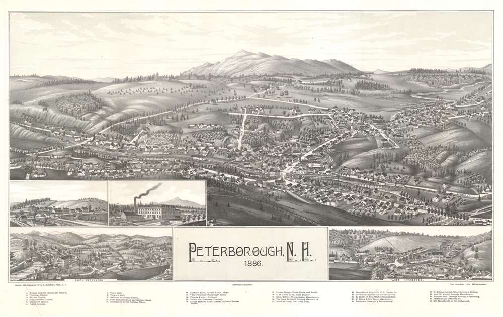 Peterborough, N.H. 1886. - Main View