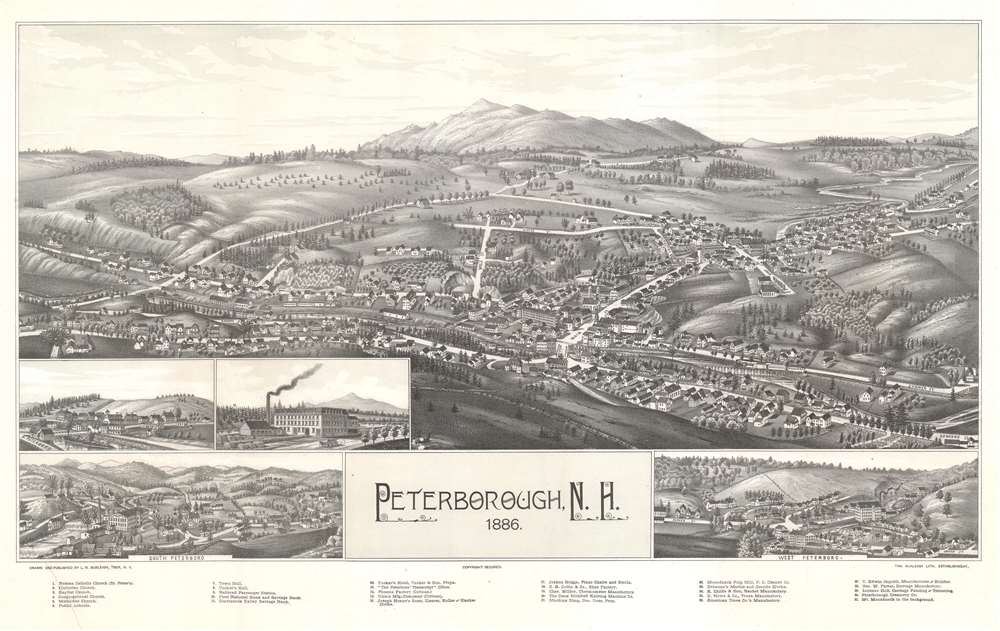 Peterborough, N.H. 1886. - Main View