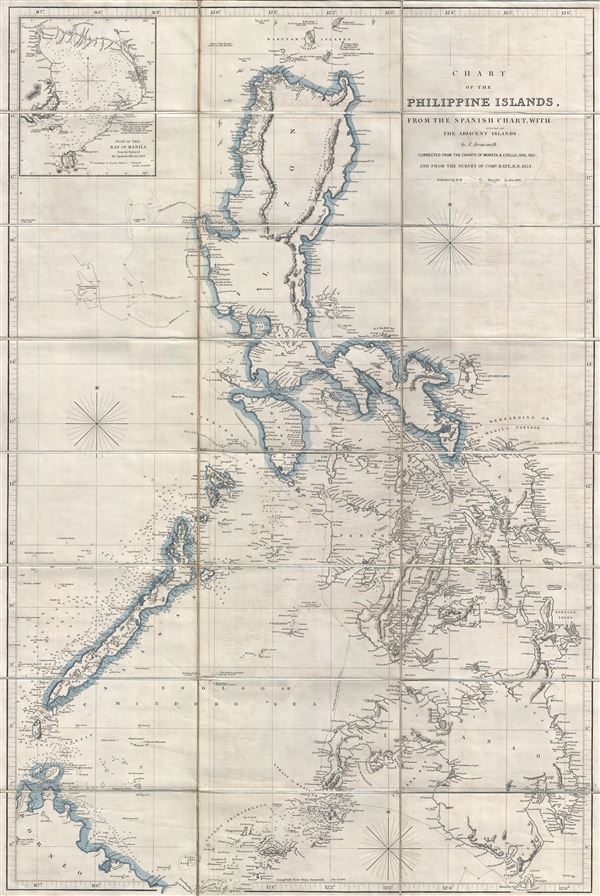 Chart of the Philippine Islands, from the Spanish Chart, witht Adjacent Islands. - Main View