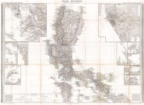 Islas Filipinas Primera Hoja Central. - Main View