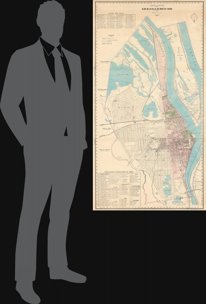 Royaume du Cambodge Plan de la Ville de Phnom-Penh. - Alternate View 1