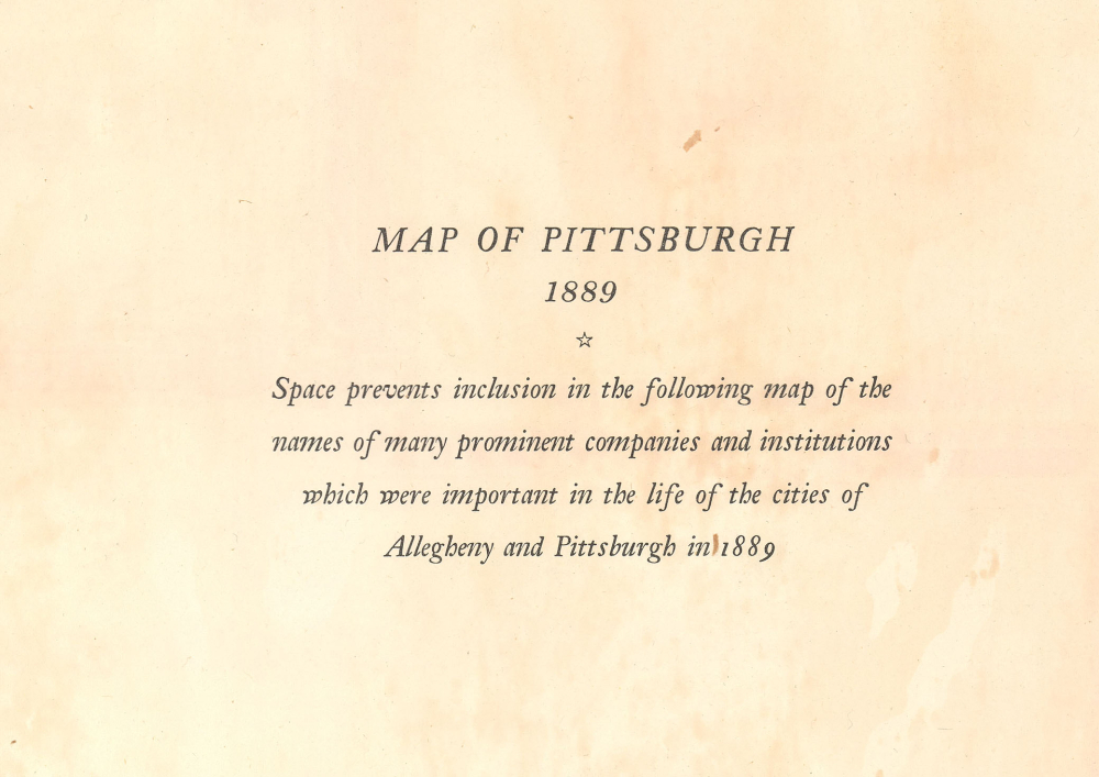Pittsburgh in 1889. - Alternate View 2