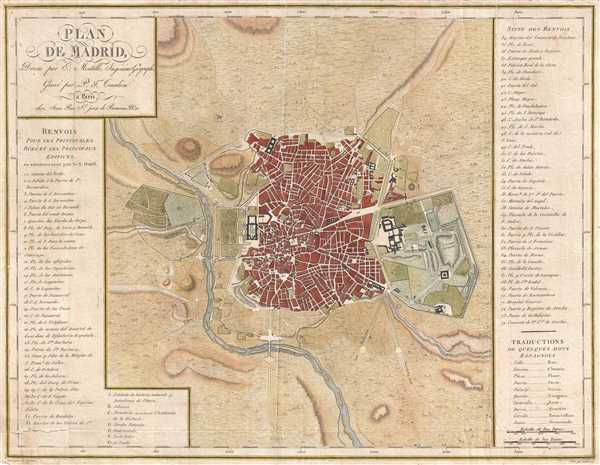 Plan de Madrid. - Main View