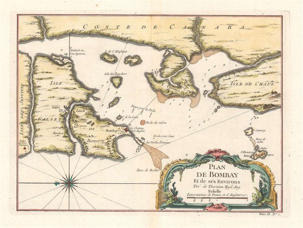 Plan De Bombay et de Ses Environs. - Main View