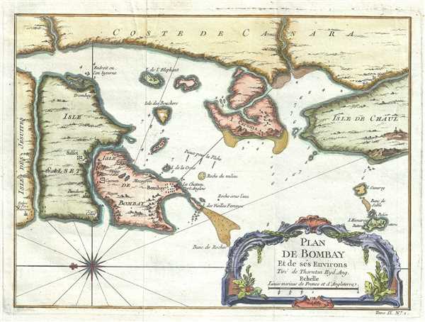 Plan De Bombay et de Ses Environs. - Main View