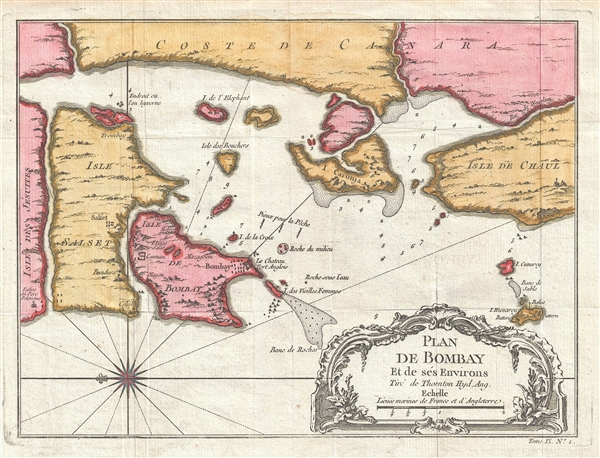 Plan De Bombay et de Ses Environs. - Main View