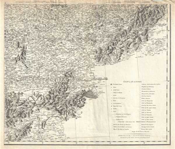 Plate X. [A general map of the Empire of Germany, Holland, the Netherlands, Switzerland, the Grisons, Italy, Sicily, Corsica, and Sardinia]. - Main View