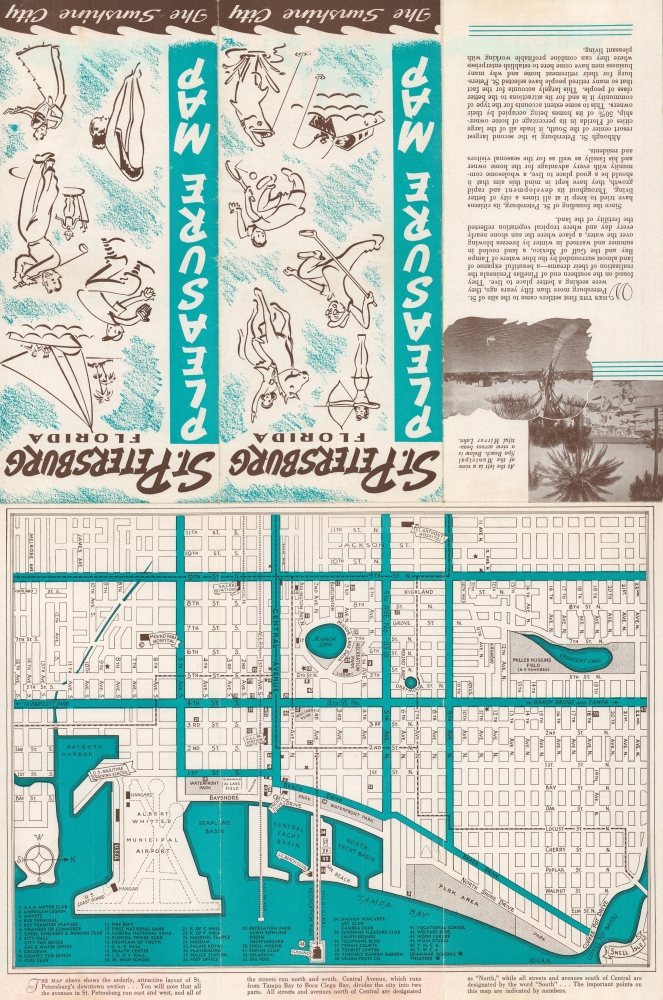 St. Petersburg, Florida. / St. Petersburg Florida Pleasure Map. - Alternate View 1