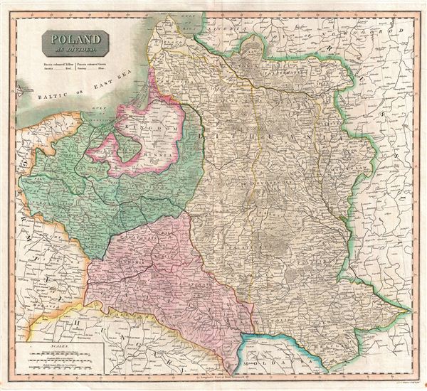 Poland As Divided. - Main View