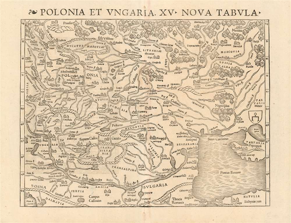 Polonia et Ungaria, XV. Nova Tabula. - Main View