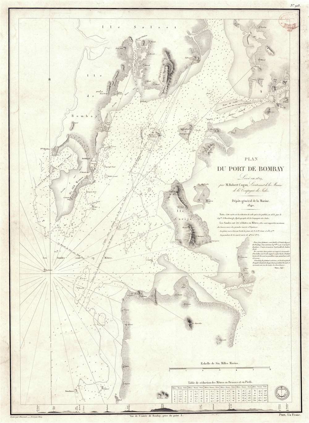 Plan du Port de Bombay. - Main View