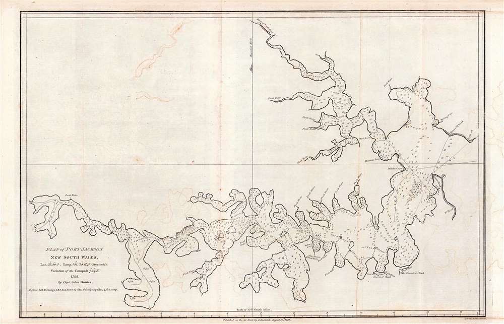 Plan of Port Jackson, New South Wales. - Main View