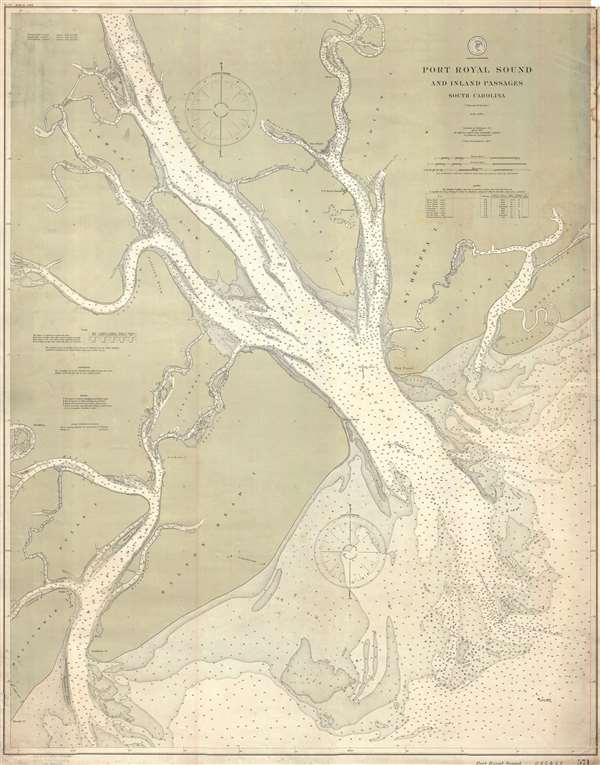 Port Royal Sound and Inland Passages South Carolina. - Main View