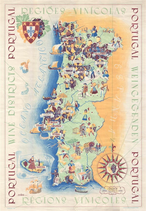 Portugal Wine Map