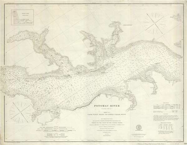 Potomac River Sheet No. 2 From Piney Point to Lower Cedar Point. - Main View