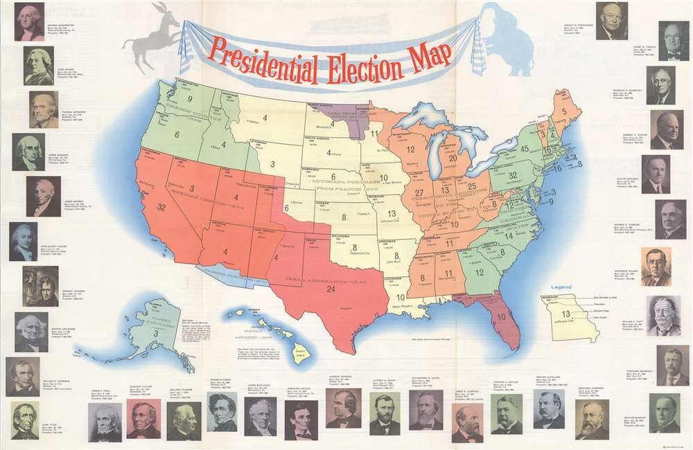 Presidential Election Map. - Main View
