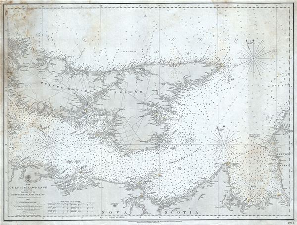 The Gulf of St. Lawrence Sheet IX Eastern part of Northumberland Strait. - Main View