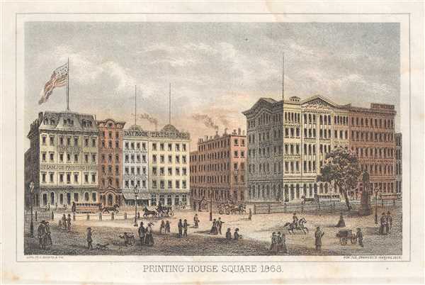 Printing House Square 1868. - Main View