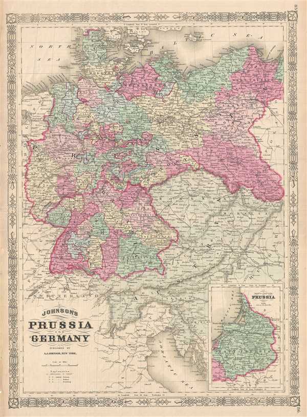 Johnson's Prussia and Germany. - Main View