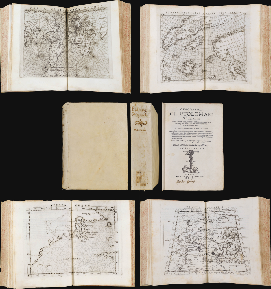 1562 Girolamo Ruscelli's First Latin Edition of Ptolemy