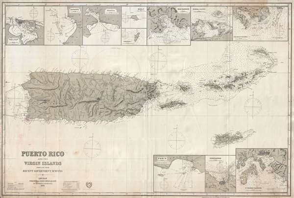 Puerto Rico and the Virgin Islands Compiled from Recent Government Surveys. - Main View