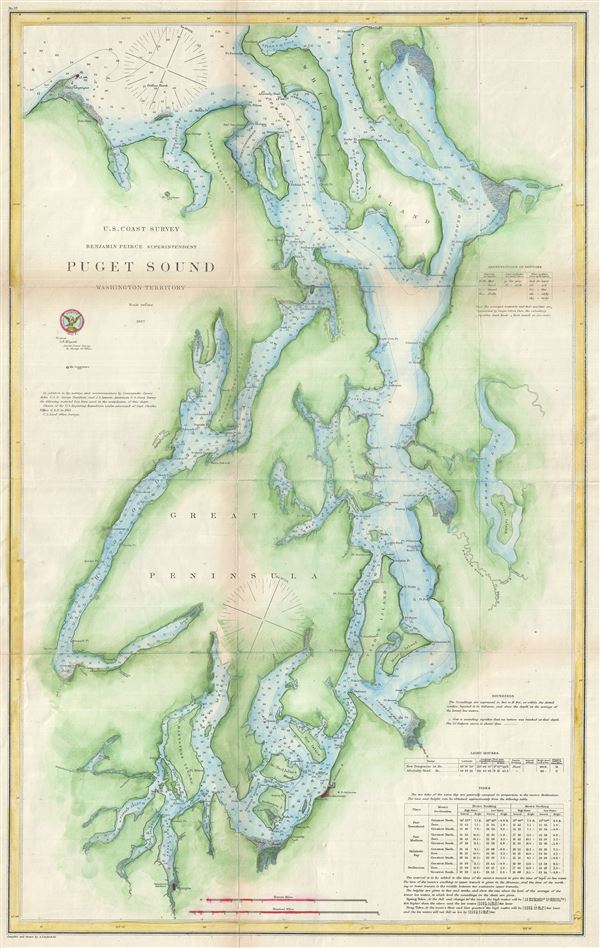 Puget Sound Washington Territory. - Main View