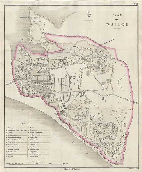 Plan of Quilon. - Main View