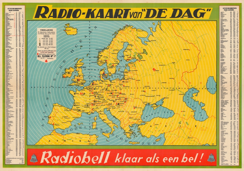 Radio-Kaart van 'De Dag'. - Main View
