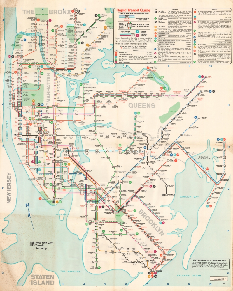 Rapid Transit Guide. - Main View