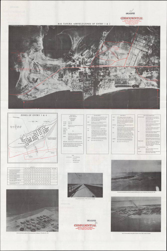 Tactical Commanders' Terrain Analysis Ras Tanura Area Terrain Analysis Map AP-1-380-46-65-INT. TacCTA Ras Tanura Saudi Arabia. - Alternate View 2