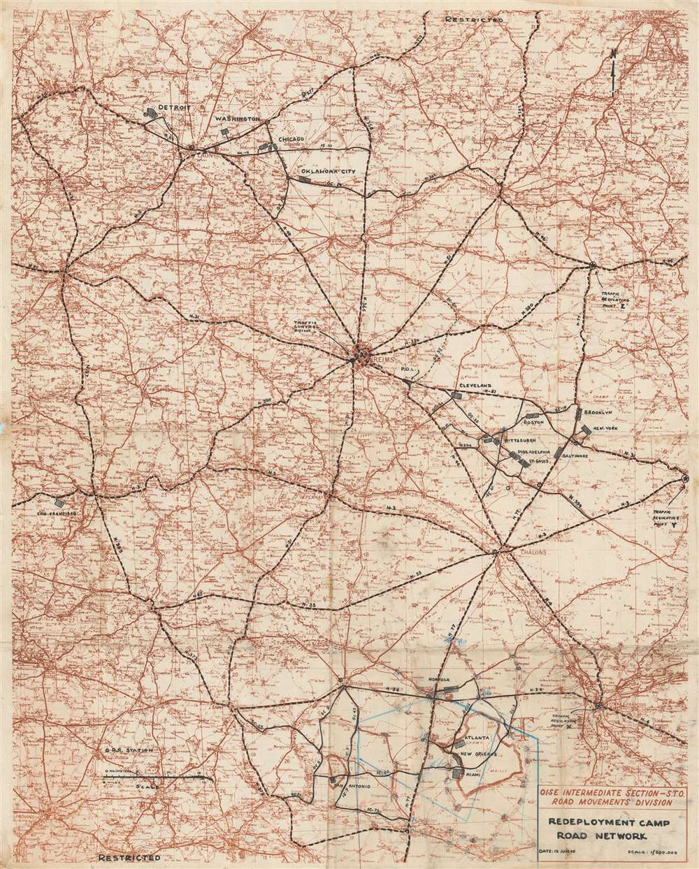 Redeployment Camp Road Network. - Main View