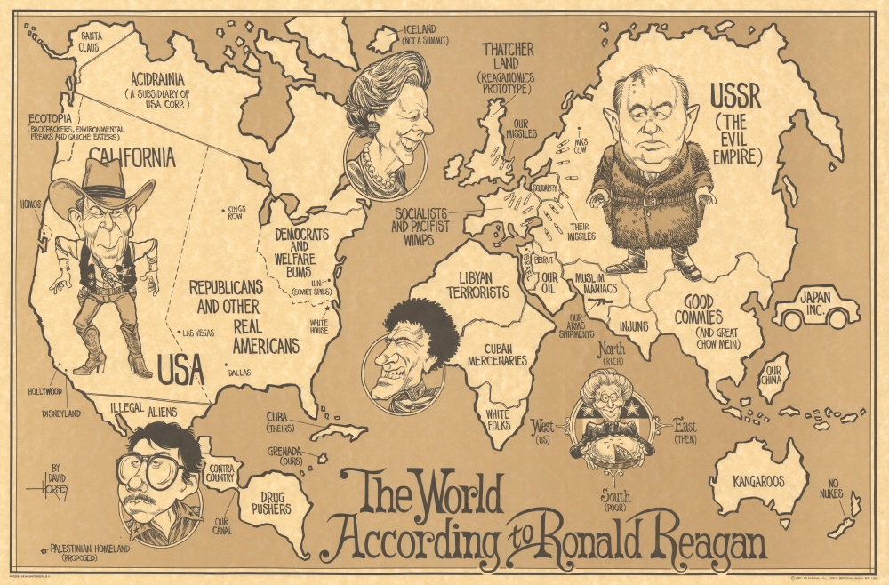 The World According to Ronald Reagan. / Reagan's World II. - Main View