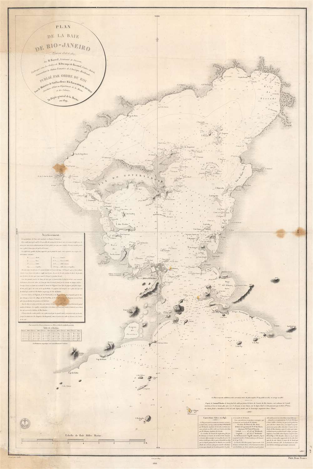 Plan de la Baie de Rio - Janeiro. - Main View