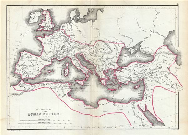 The Provinces of the Roman Empire (A.D. 119). - Main View