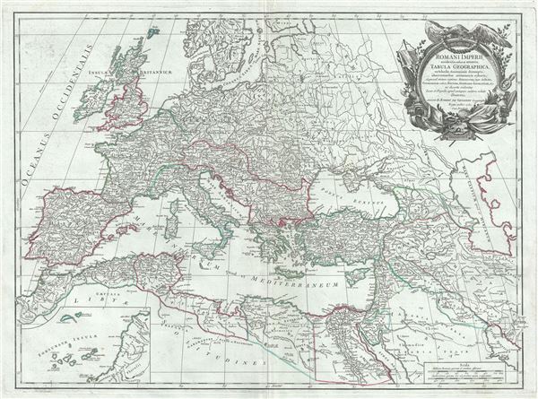 Romani Imperii occidentis scilicet et orientis, Tabula Geographica. - Main View