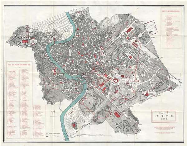 Plan of Rome. - Main View