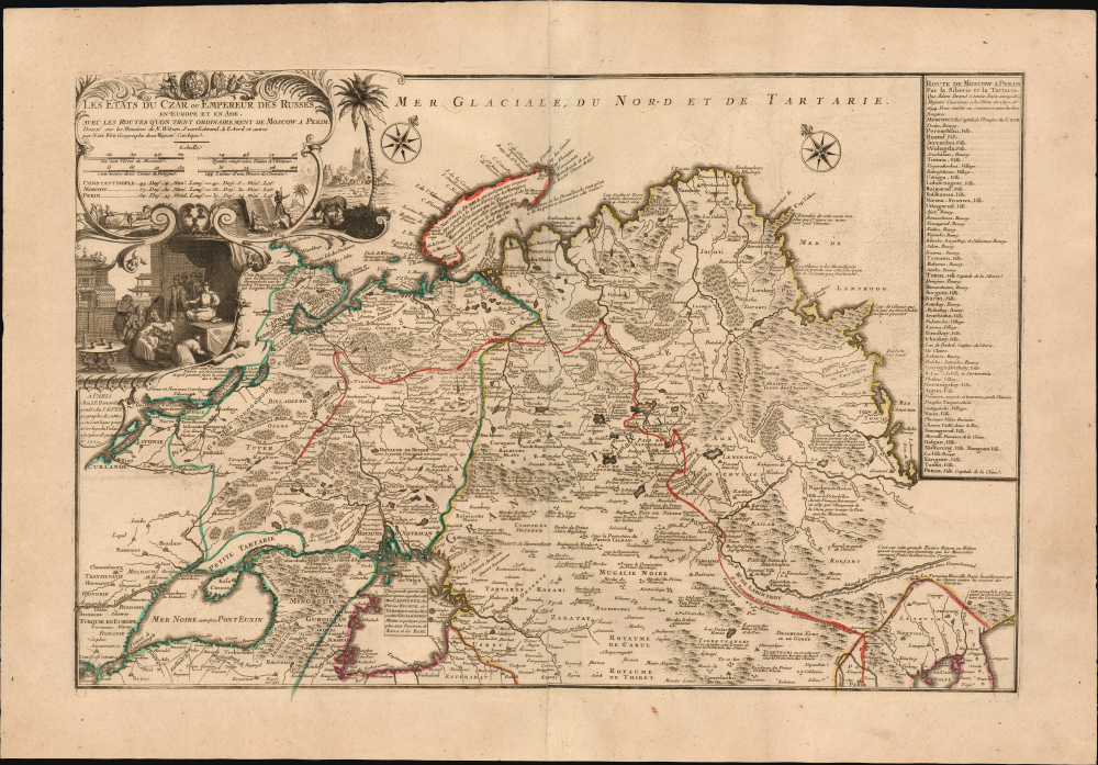 Les etats du Czar ou Empereur des Russes en Europe et en Asie... - Main View