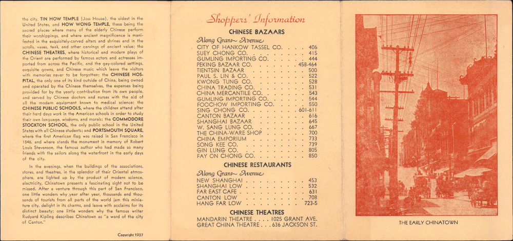 High-Spots of San Francisco Chinatown. - Alternate View 1