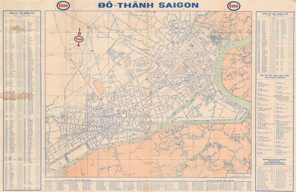 Đô - Thành Saigon. / Citadel of Saigon. / Bản đồ đường sá Việt Nam. / Road Map of Vietnam. - Main View