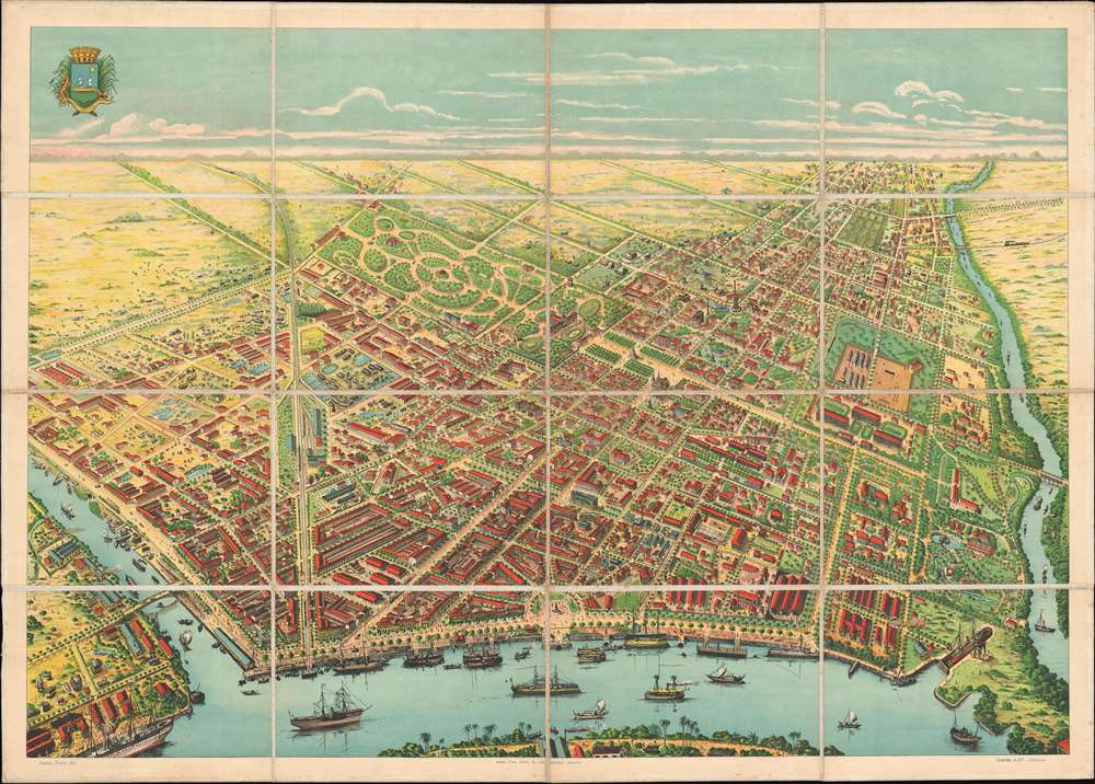 Saigon]: Geographicus Rare Antique Maps