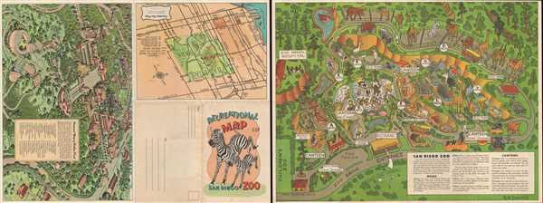 Recreational Map San Diego Zoo. - Main View