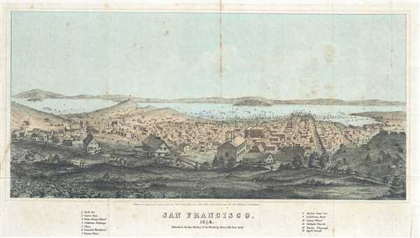 San Francisco. 1854. - Main View