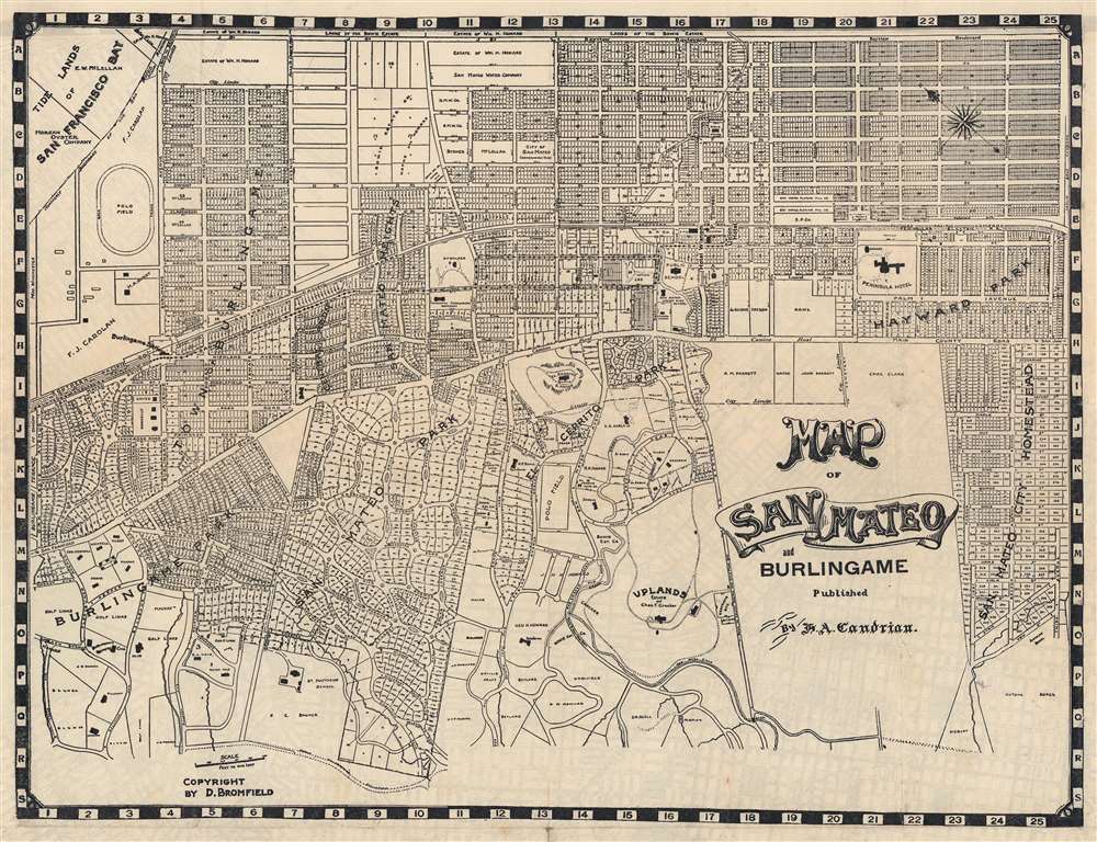 Map of City and County of San Francisco. / Map of San Mateo. - Alternate View 2