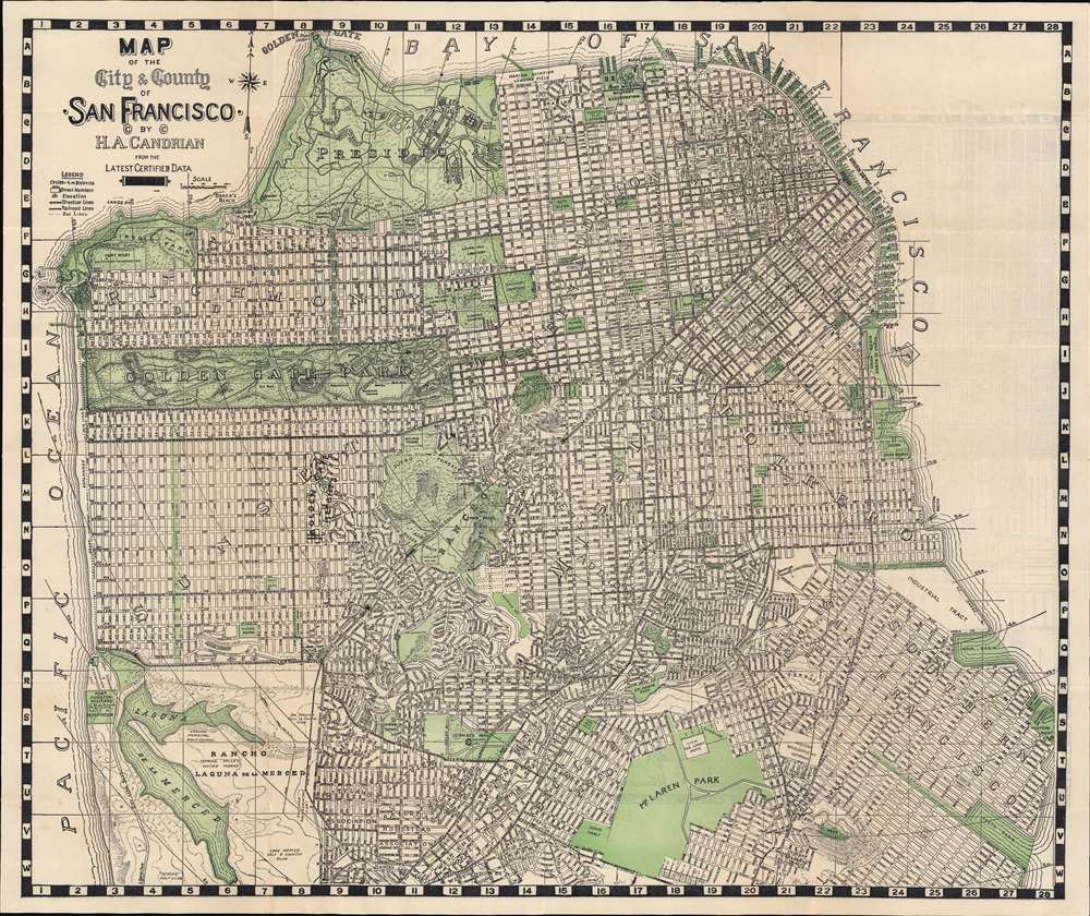 Map of City and County of San Francisco. / Map of San Mateo. - Main View